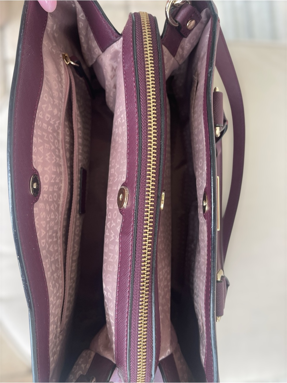 kate spade new york Triple Compartment Satchel Crossbody Handbag - Picture 5 of 6